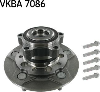 SKF VKBA 7086 - Комплект підшипника маточини колеса autozip.com.ua