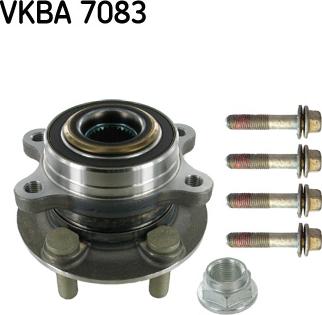 SKF VKBA 7083 - Комплект підшипника маточини колеса autozip.com.ua