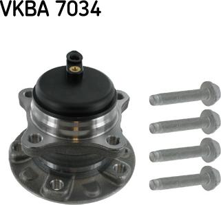 SKF VKBA 7034 - Комплект підшипника маточини колеса autozip.com.ua