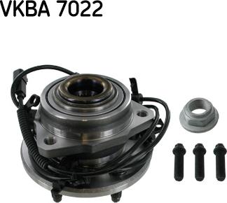 SKF VKBA 7022 - Комплект підшипника маточини колеса autozip.com.ua