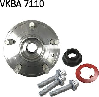 SKF VKBA 7110 - Комплект підшипника маточини колеса autozip.com.ua