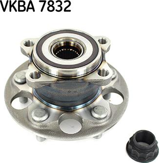 SKF VKBA 7832 - Комплект підшипника маточини колеса autozip.com.ua