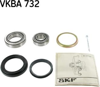 SKF VKBA 732 - Комплект підшипника маточини колеса autozip.com.ua