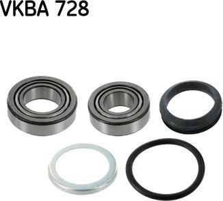 SKF VKBA 728 - Комплект підшипника маточини колеса autozip.com.ua