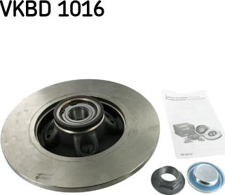 SKF VKBD 1016 - Гальмівний диск autozip.com.ua
