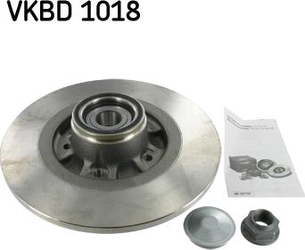 SKF VKBD 1018 - Гальмівний диск autozip.com.ua