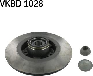 SKF VKBD 1028 - Гальмівний диск autozip.com.ua