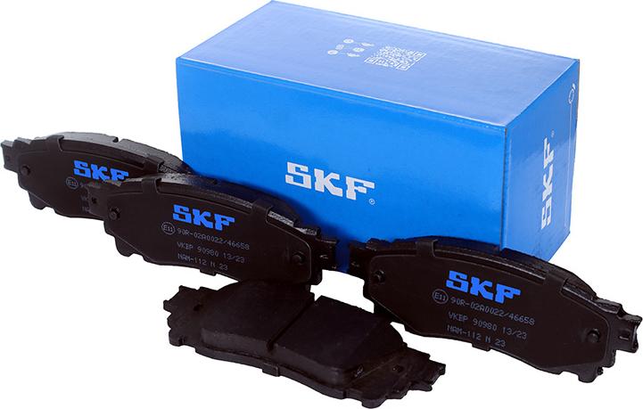 SKF VKBP 90980 - Гальмівні колодки, дискові гальма autozip.com.ua