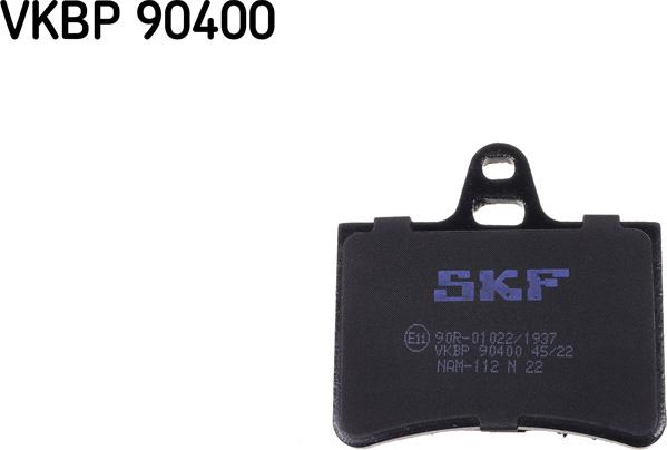 SKF VKBP 90400 - Гальмівні колодки, дискові гальма autozip.com.ua