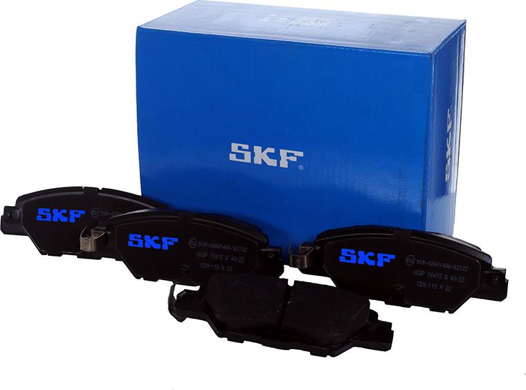 SKF VKBP 90415 A - Гальмівні колодки, дискові гальма autozip.com.ua