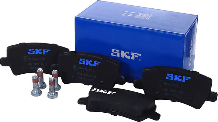 SKF VKBP 90582 - Гальмівні колодки, дискові гальма autozip.com.ua