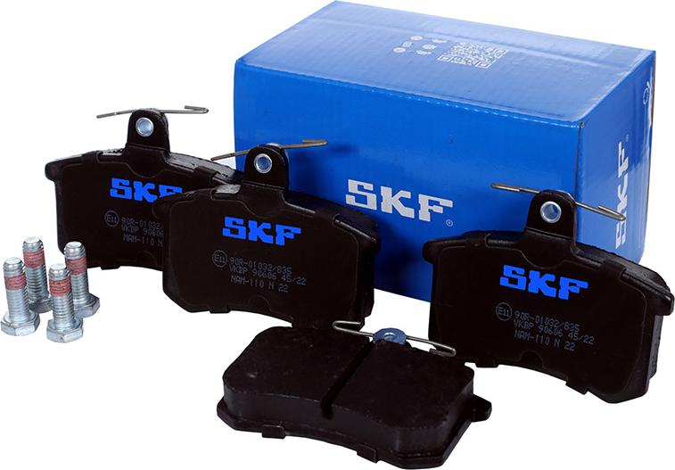 SKF VKBP 90606 - Гальмівні колодки, дискові гальма autozip.com.ua