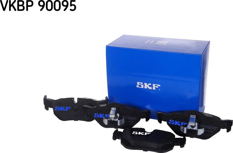 SKF VKBP 90095 - Гальмівні колодки, дискові гальма autozip.com.ua