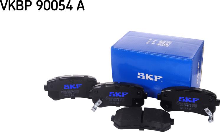 SKF VKBP 90054 A - Гальмівні колодки, дискові гальма autozip.com.ua