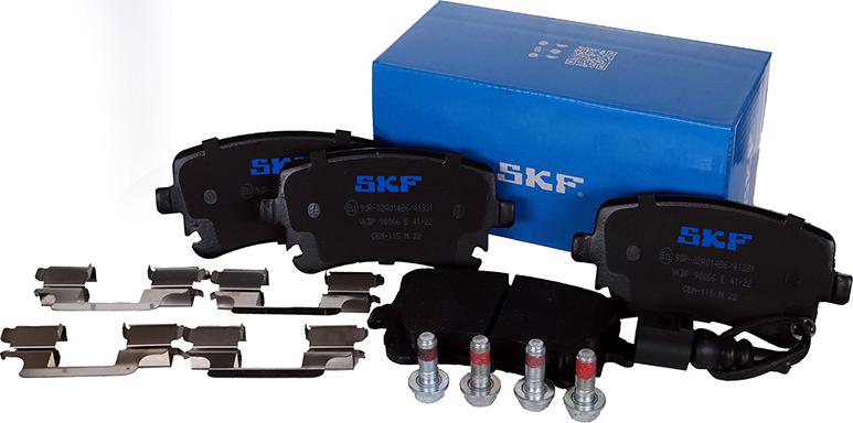 SKF VKBP 90066 E - Гальмівні колодки, дискові гальма autozip.com.ua