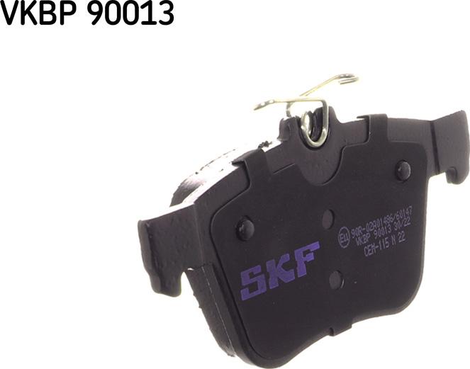 SKF VKBP 90013 - Гальмівні колодки, дискові гальма autozip.com.ua