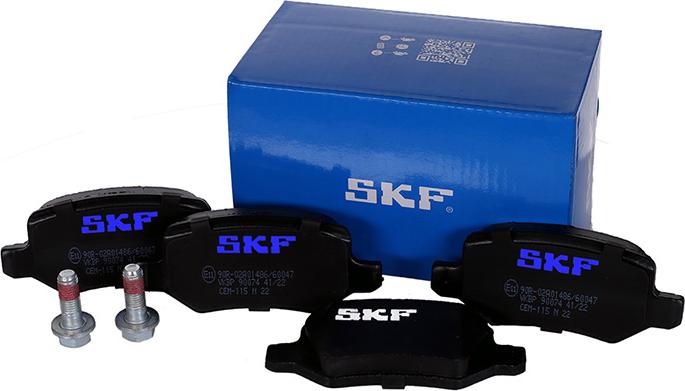 SKF VKBP 90074 - Гальмівні колодки, дискові гальма autozip.com.ua