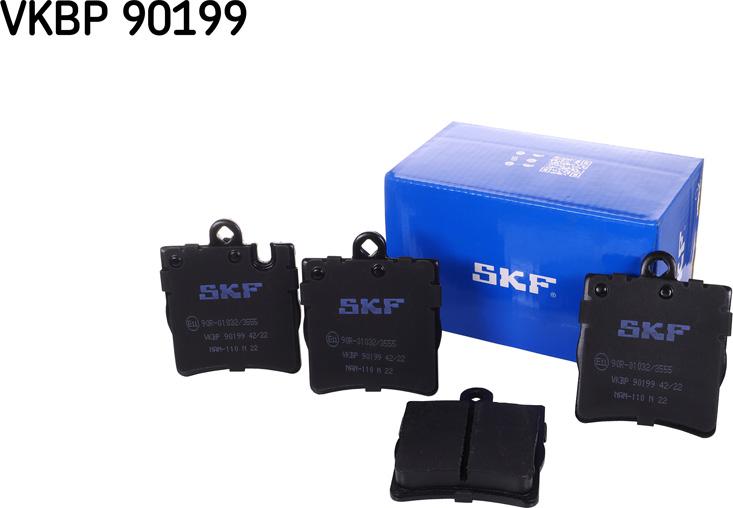 SKF VKBP 90199 - Гальмівні колодки, дискові гальма autozip.com.ua