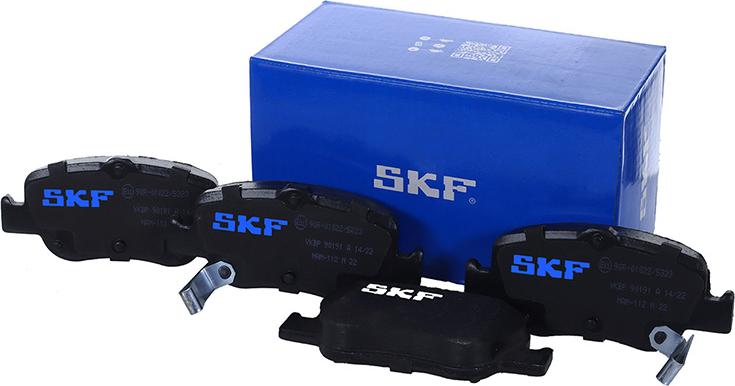 SKF VKBP 90191 A - Гальмівні колодки, дискові гальма autozip.com.ua