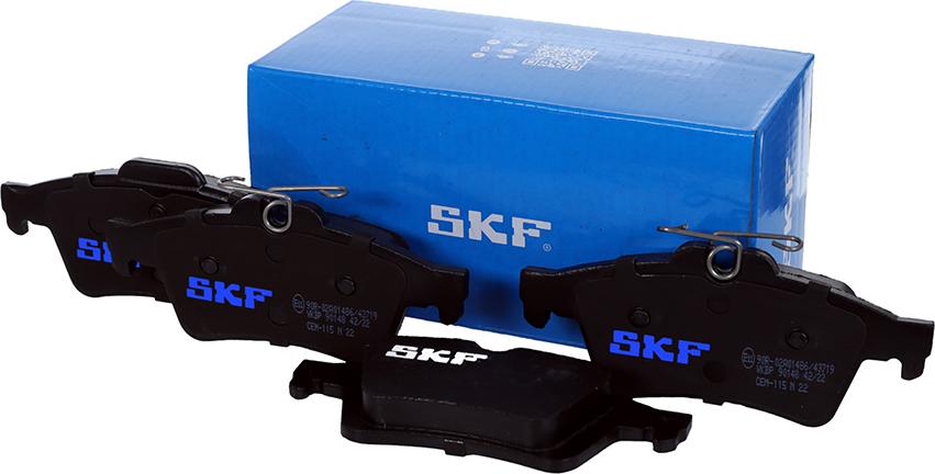 SKF VKBP 90148 - Гальмівні колодки, дискові гальма autozip.com.ua