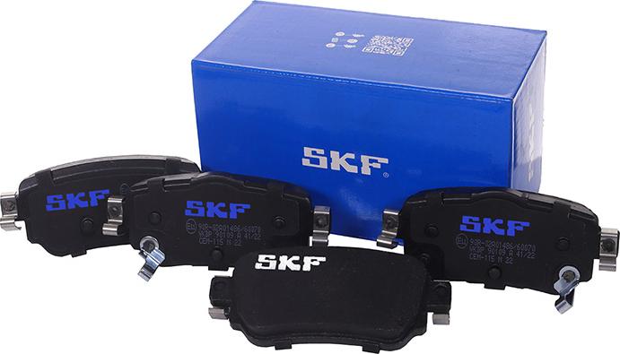 SKF VKBP 90109 A - Гальмівні колодки, дискові гальма autozip.com.ua