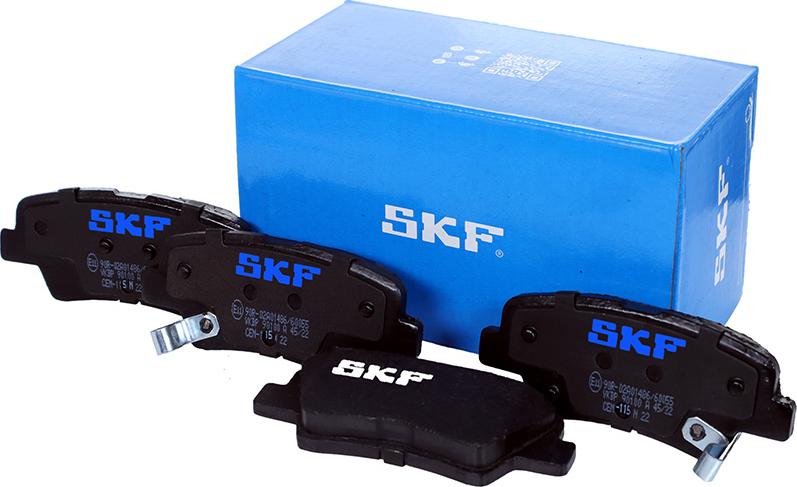 SKF VKBP 90100 A - Гальмівні колодки, дискові гальма autozip.com.ua