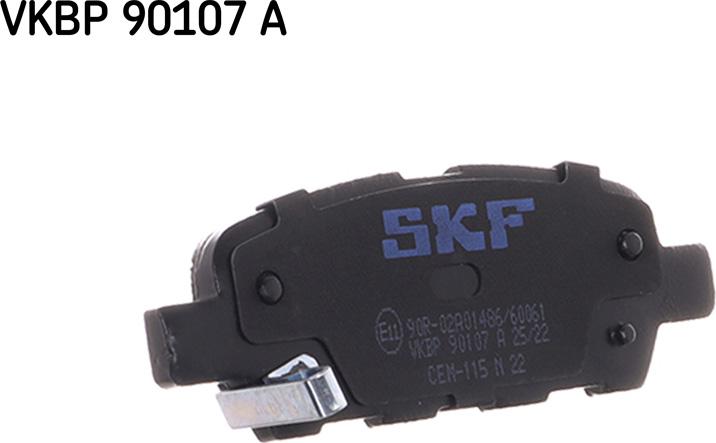 SKF VKBP 90107 A - Гальмівні колодки, дискові гальма autozip.com.ua