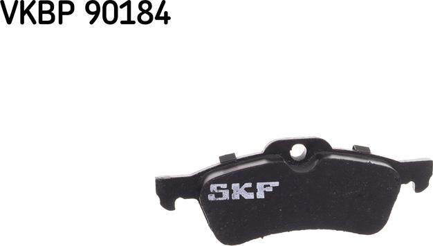 SKF VKBP 90184 - Гальмівні колодки, дискові гальма autozip.com.ua