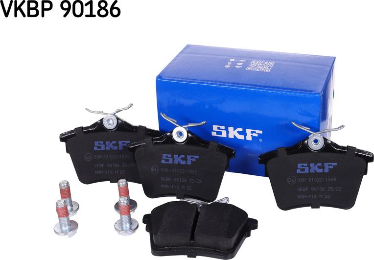 SKF VKBP 90186 - Гальмівні колодки, дискові гальма autozip.com.ua