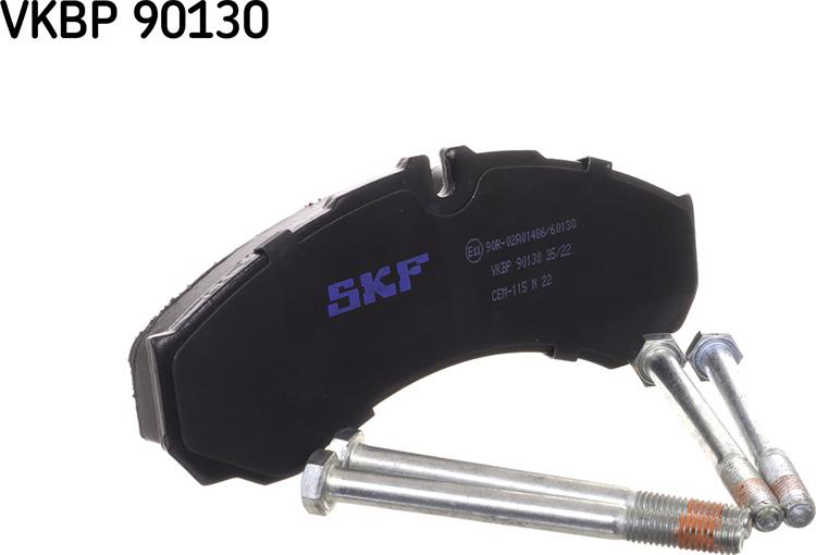 SKF VKBP 90130 - Гальмівні колодки, дискові гальма autozip.com.ua