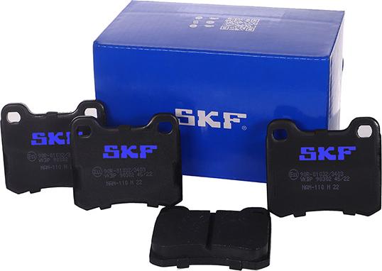 SKF VKBP 90302 - Гальмівні колодки, дискові гальма autozip.com.ua