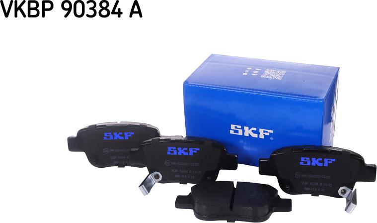 SKF VKBP 90384 A - Гальмівні колодки, дискові гальма autozip.com.ua