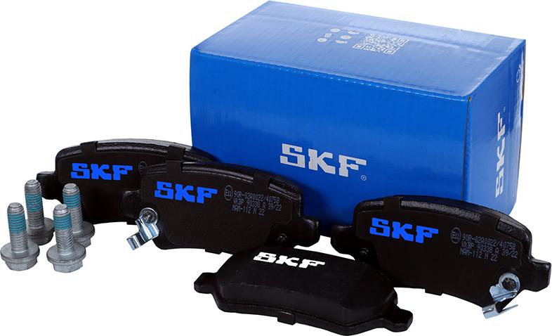 SKF VKBP 90338 A - Гальмівні колодки, дискові гальма autozip.com.ua