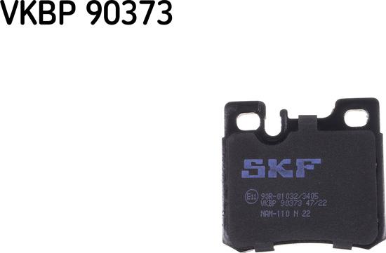 SKF VKBP 90373 - Гальмівні колодки, дискові гальма autozip.com.ua
