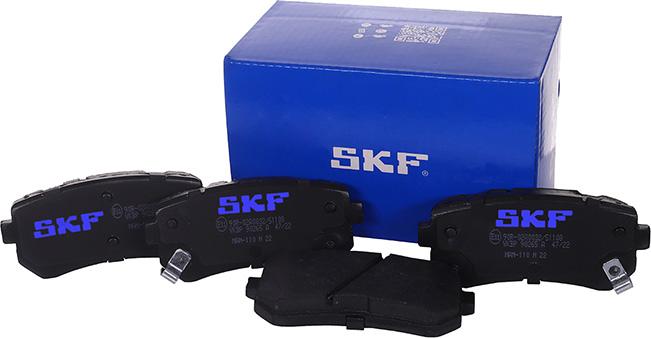 SKF VKBP 90265 A - Гальмівні колодки, дискові гальма autozip.com.ua