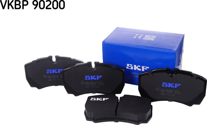 SKF VKBP 90200 - Гальмівні колодки, дискові гальма autozip.com.ua