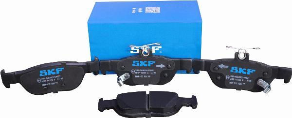 SKF VKBP 91333 A - Гальмівні колодки, дискові гальма autozip.com.ua