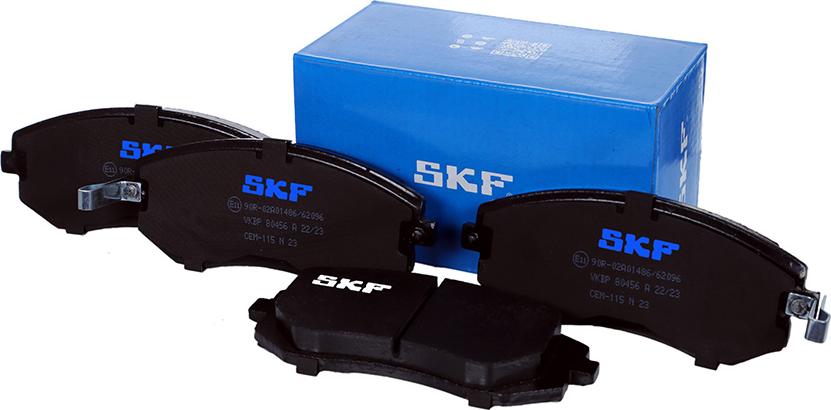 SKF VKBP 80456 A - Гальмівні колодки, дискові гальма autozip.com.ua