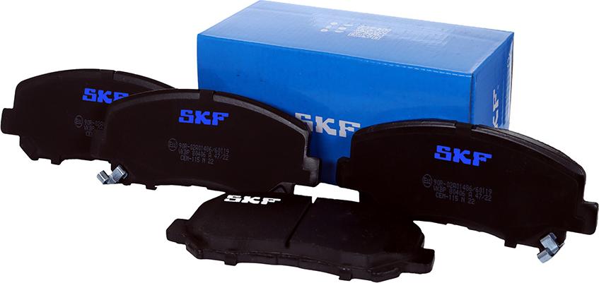 SKF VKBP 80406 A - Гальмівні колодки, дискові гальма autozip.com.ua