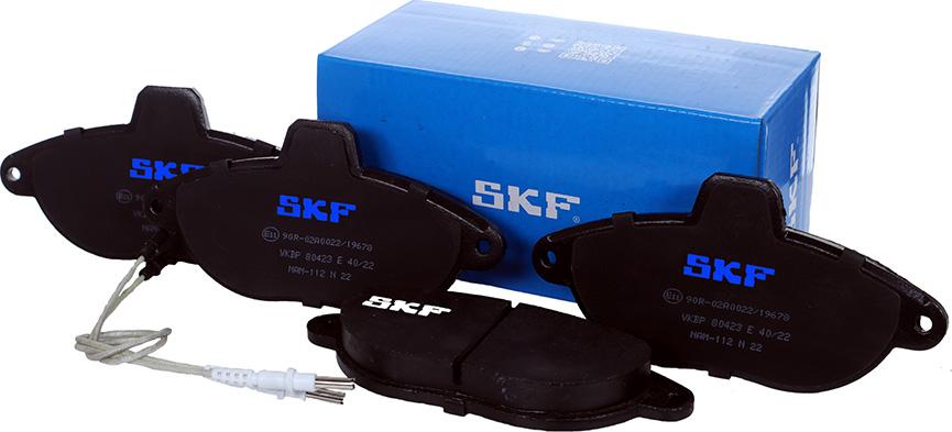SKF VKBP 80423 E - Гальмівні колодки, дискові гальма autozip.com.ua