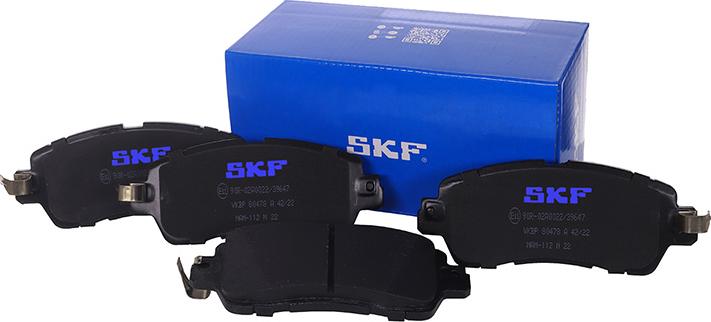 SKF VKBP 80478 A - Гальмівні колодки, дискові гальма autozip.com.ua