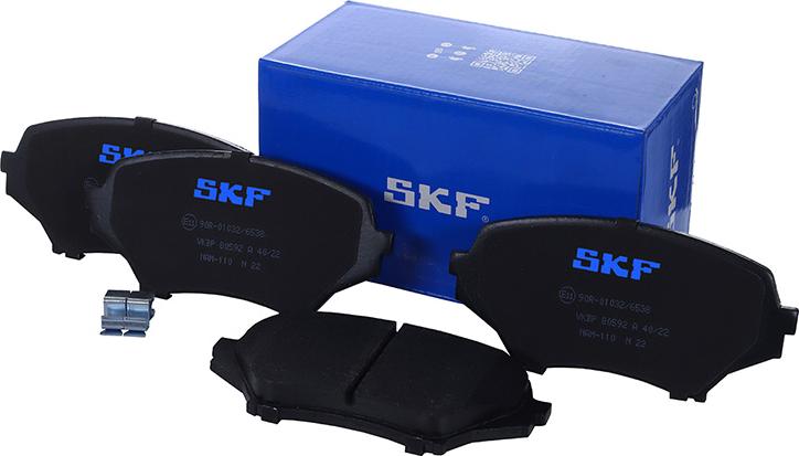 SKF VKBP 80592 A - Гальмівні колодки, дискові гальма autozip.com.ua