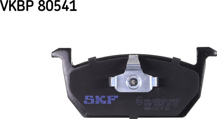 SKF VKBP 80541 - Гальмівні колодки, дискові гальма autozip.com.ua