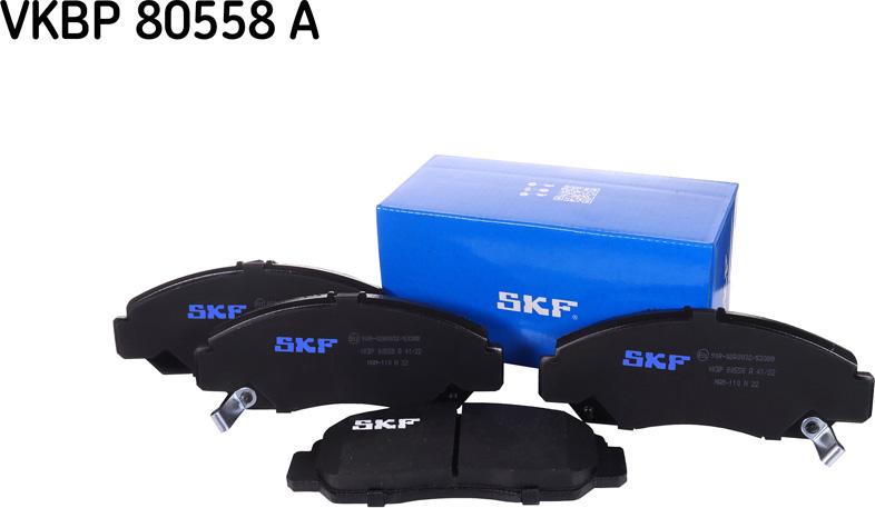 SKF VKBP 80558 A - Гальмівні колодки, дискові гальма autozip.com.ua