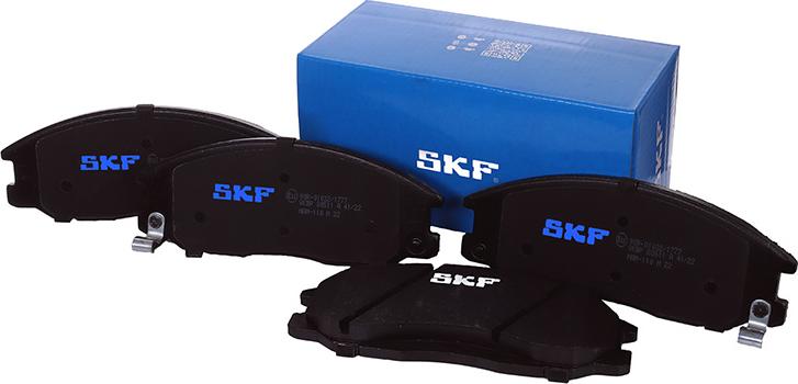 SKF VKBP 80511 A - Гальмівні колодки, дискові гальма autozip.com.ua