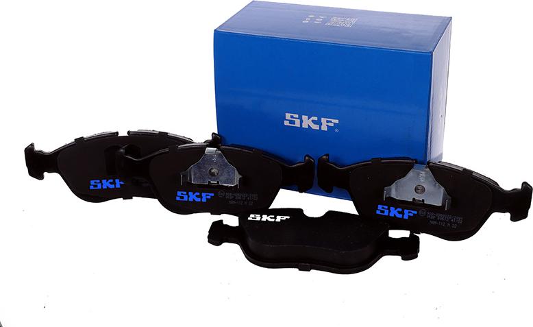 SKF VKBP 80512 - Гальмівні колодки, дискові гальма autozip.com.ua