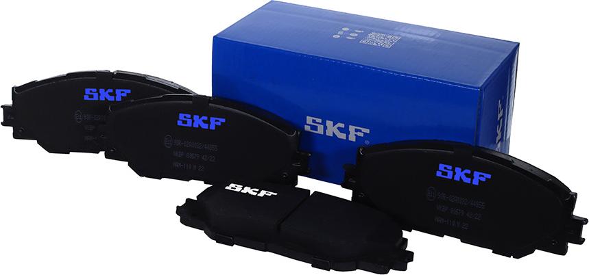 SKF VKBP 80579 - Гальмівні колодки, дискові гальма autozip.com.ua