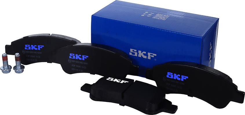 SKF VKBP 80648 - Гальмівні колодки, дискові гальма autozip.com.ua