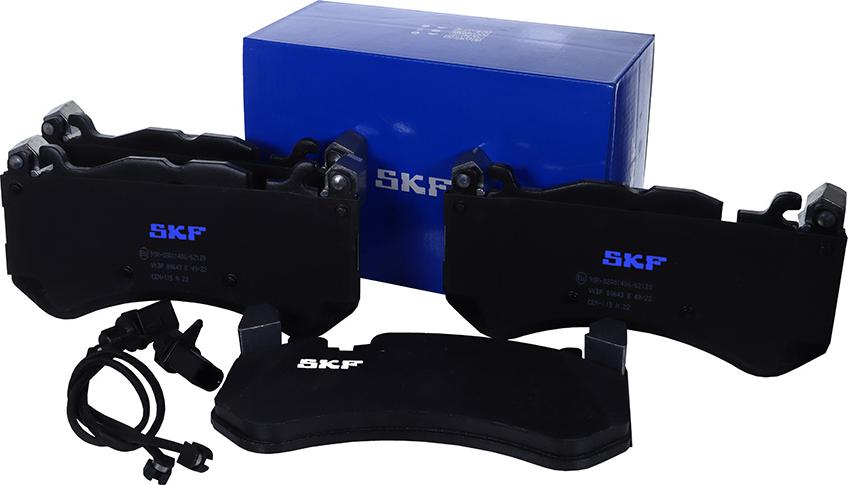 SKF VKBP 80643 E - Гальмівні колодки, дискові гальма autozip.com.ua