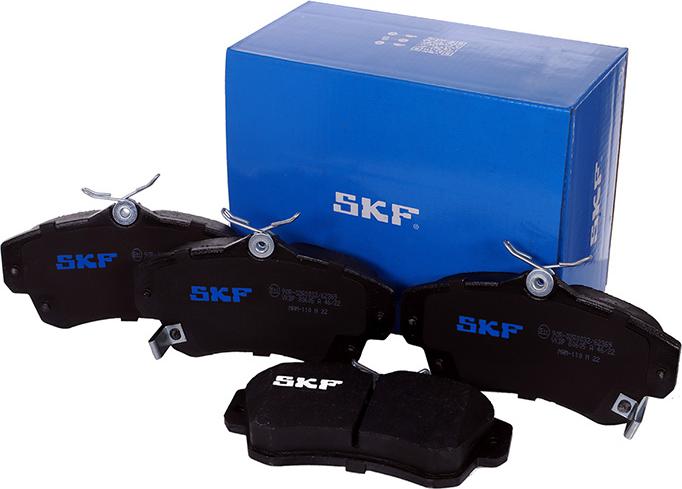 SKF VKBP 80605 A - Гальмівні колодки, дискові гальма autozip.com.ua